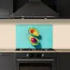 Avocado - Groen - Pit - Schaduw keuken achterwand spatscherm klein -sfeer1