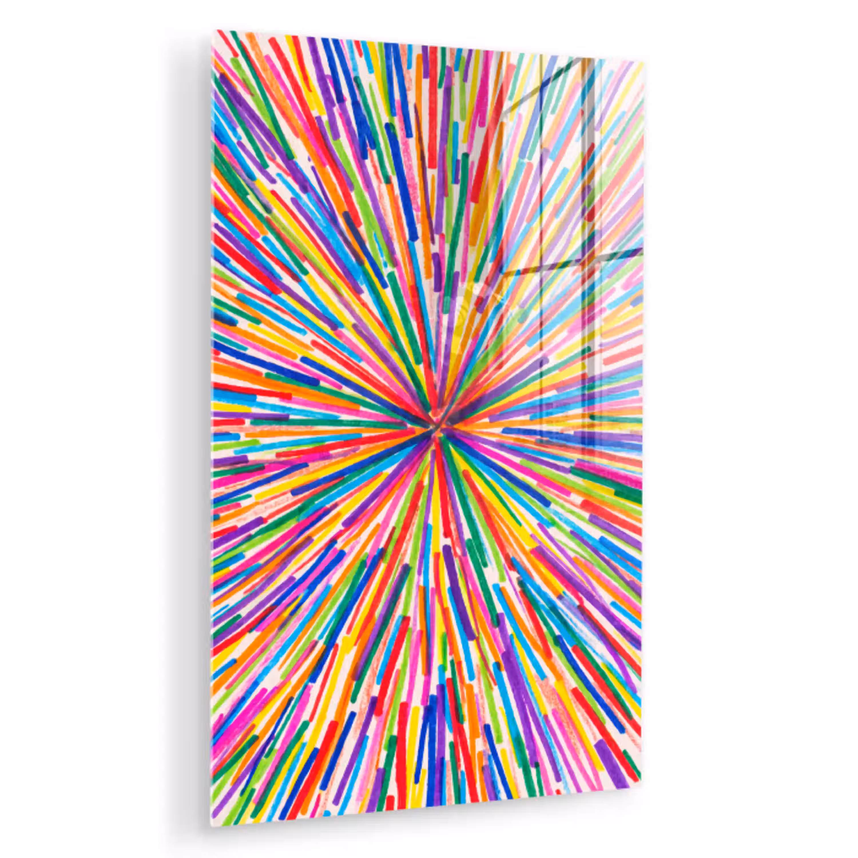 Lijnen - Kleurrijk - Abstract plexiglas 5mm klein -zzzproduct_nieuw