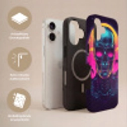 Palmbomen - Hoofd - Metallic - Zonsondergang Toughcase MagSafe Apple iPhone 17 klein -USP_Lagen_DE