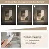 Abstract - Geometrische vormen - Zwart - Goud Light Box met kabel (Tafellamp) klein -USP_dimbaarNL