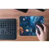 Koraalrif - Vissen - Oceaan - Blauw muismat rubber klein -toetsenbord