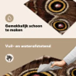 Vlinder - Vleugel - Abstract Inductie beschemer met haakjes klein -ky-schoon-nl