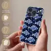 Vissen - Bloemen - Blauw Telefoonhoesje iPhone 17 Pro klein 878 -sfeer3_NL
