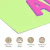Groen - Neon - Quote poster papier klein -closeup_NL