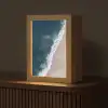 Strand - Zee - Golven Light Box met kabel (Tafellamp) klein -z3d_website