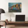 Graffiti - Trein - Street art - Verlaten PET vilt klein -sfeer5