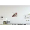 Rood - Marmer - Goud textielposter latten blank klein -kinderkamer