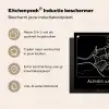 Kaart - Stadskaart - Alphen aan den Rijn - Plattegrond Inductie beschermer vinyl 3mm middel -zzzzzzusp-haakje_NL
