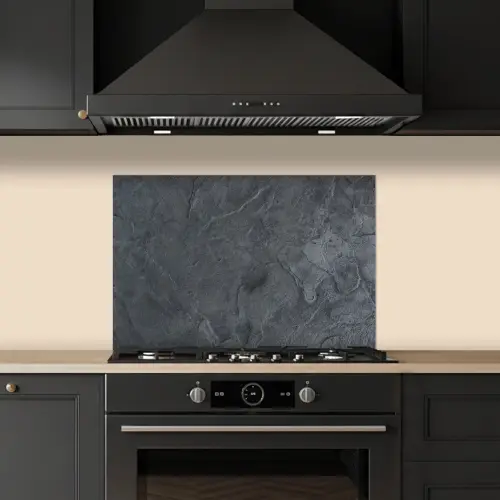 Grijs - Beton - Leisteen - Structuur - Retro keuken achterwand spatscherm klein -sfeer1