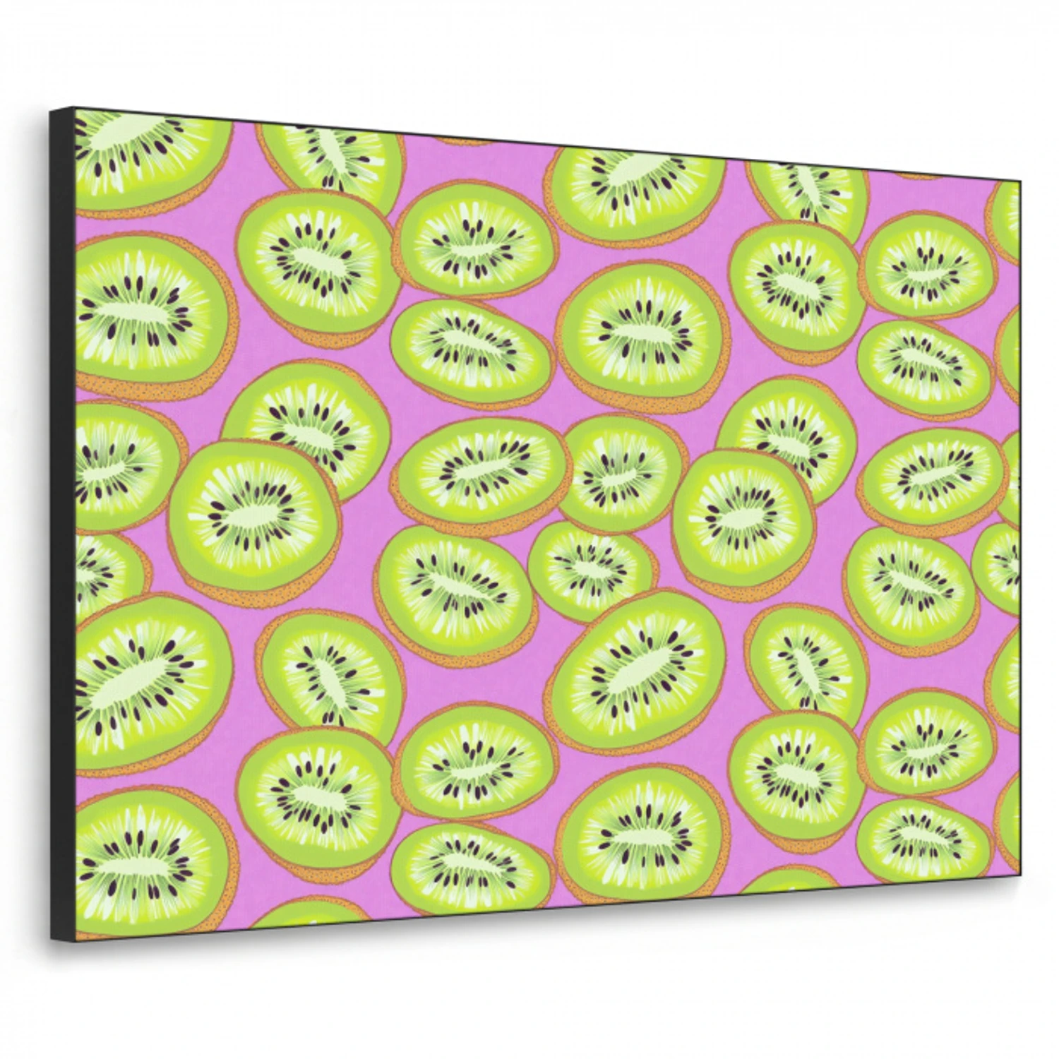 Kiwi - Speels - Groen Textielframe zwart klein 947 -3d