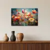 Bloemen - Kleurrijk - Abstract Canvas - Meerluiken 2 luik klein -sfeer3