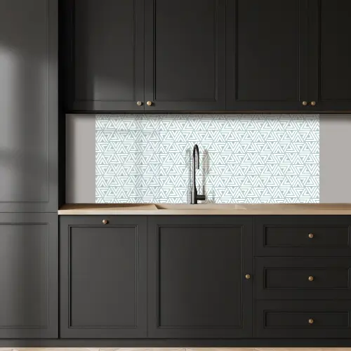 Patroon - Lijn - Design - Groen keuken achterwand 2 middel 871 -sfeer1