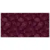 Bloemen - Patroon - Bordeauxrood Balkonbeschermer Duitsland klein 596 -zz_3d