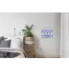 Vlinder - Vleugels - Stippen - Bloemen textielposter latten blank klein -woonkamer