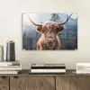Schotse hooglander - Koe - Dieren - Berg - Natuur plexiglas 5mm klein -sfeer1