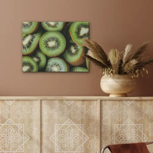 Kiwi - Fruit - Groen PET vilt klein -sfeer4