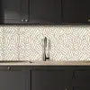 Abstract - Modern - Beige keuken achterwand 2 middel 871 -sfeer1