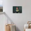 Kroon - Roze druipend verf - Portret tuinposter los doek klein -sfeer8