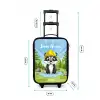 Wally werkbeer Kinderkoffer - Zwart klein -productfoto_formaten
