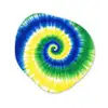 Spiraal - Groen - Draaiend Wandcirkel Organisch Forex 3mm klein -3d