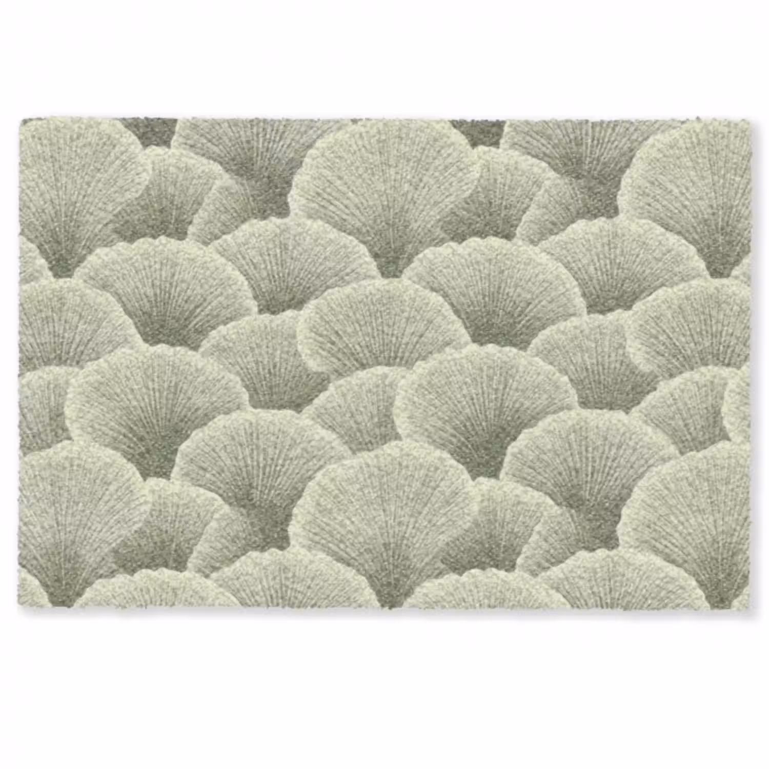 Fußmatte - Fächer - Blatt - Grün