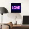 Neon - Love - Valentijn aluminium wit klein -sfeer5