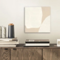 Beige - Abstract - Modern aluminium wit klein -sfeer1