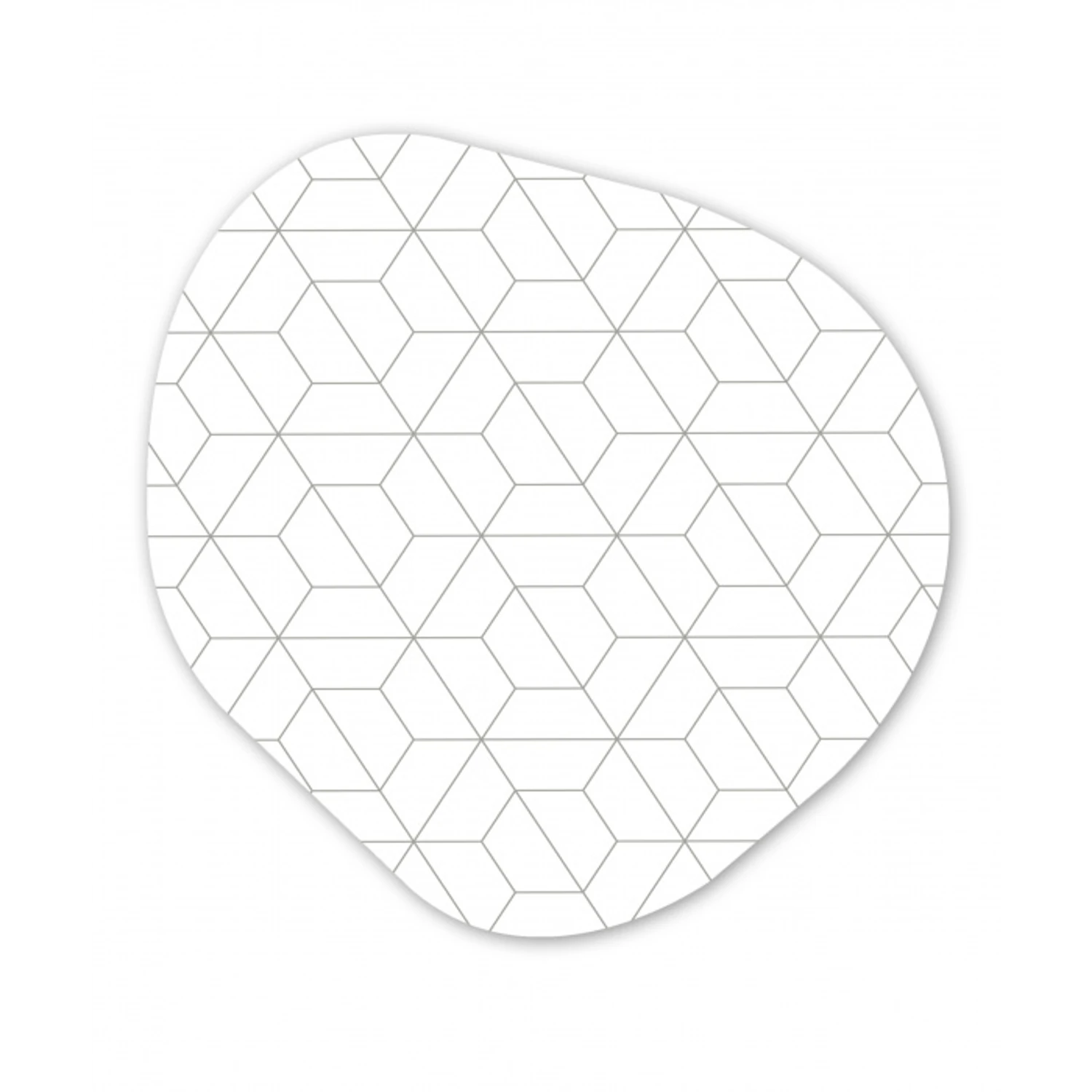 Geometrie - Lijn - Patroon Wandcirkel Organisch Forex 3mm klein 629 -3d