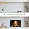 Make up - Tas - Goud - Luxe - Vrouw keuken achterwand spatscherm klein -voor_na_NL