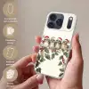 Uilen - Tak - Hulstblaadjes - Kerstmuts Telefoonhoesje iPhone 17 Pro klein -sfeer3_NL