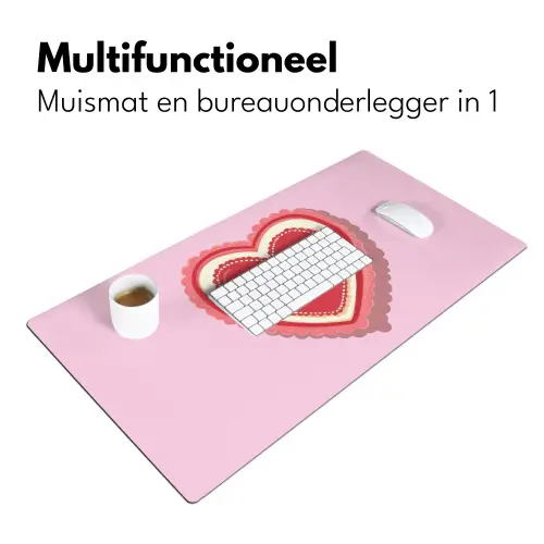 Liefde - Hart - Valentijn Muismat XXL klein -sfeer4