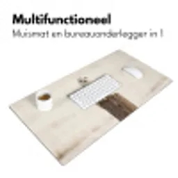 Sneeuwuil - Paal - Winter - Portret - Majestueus Muismat XXL klein -sfeer4
