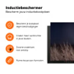 Kerkuil - Maan - Nacht Inductie beschermer vinyl 3mm klein -zzzzzzz-td-ups