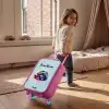 Fierce Wheels Kinderkoffer - Roze klein -sfeer1