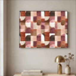 Geometrie - Modern - Retro Textielframe zwart klein 947 -sfeer2