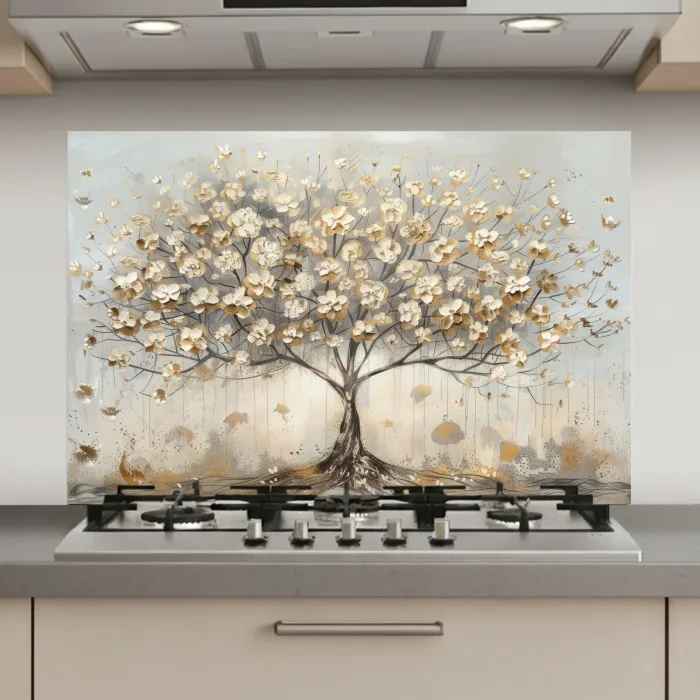 Boom - Beige - Goud - Verflook - Grijs keuken achterwand spatscherm klein -3d_website