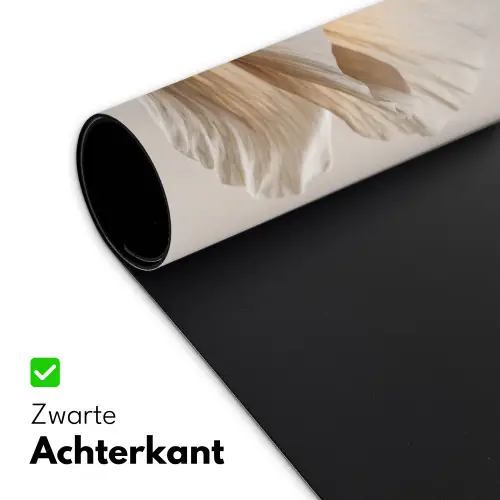 Bloem - Beige - Crème Muismat XXL klein -sfeer2
