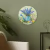 Gieter - Lavendel - Bloesems Akoestische PET Vilt - Rond klein -sfeer2