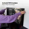 Vrouw - Bladgoud - Zwart - Huid - Luxe Inductie beschemer met haakjes klein -ky-ophangen-nl
