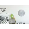 Beton - Scheur - Grijs Wandcirkel aluminium klein -kinderkamer