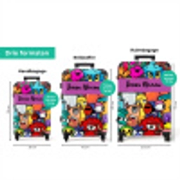 Monster met 1 Oog NBS - Handbagage koffer - Kinderen Unisex middel zzzzzzVergelijking_3NL