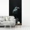 Raaf - Vogels - Zwart fotobehang vinyl groot -woonkamer