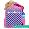 Blokjes - Blauw - Roze Kinderrugzak - Roze middel -inhoud_NL