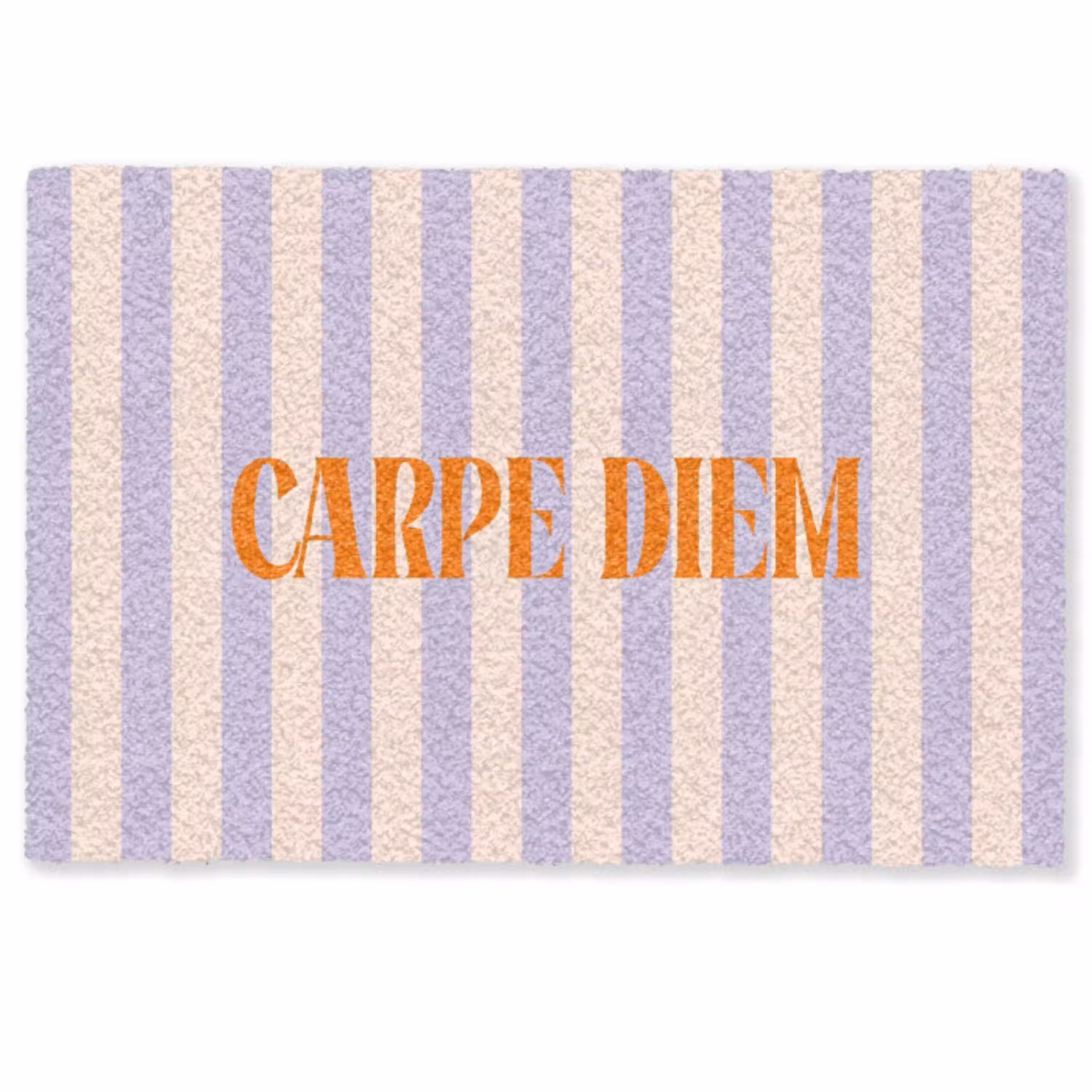 Lila - Oranje - Strepen - Carpe Diem Deurmat klein -zkaufland3d
