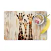 Giraffen - Cartoon - Crème Placemat vinyl groot -zzzproduct_Kitchenyeah-website