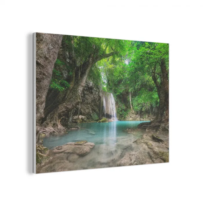 Jungle - Waterval - Planten - Water - Natuur PET vilt klein -3d