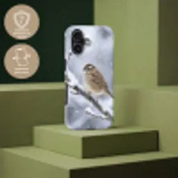 Vogel - Tak - Sneeuw - Winter Toughcase MagSafe Apple iPhone 17 klein -USP_PrintM_FR