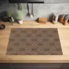 Bruin - Lijnen - Patroon Inductie beschermer vinyl 3mm klein 276 -sfeer5