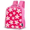 Madeliefjesmania hotpink Kinderrugzak - Roze middel -schuin