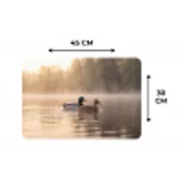 Eenden - Water - Mist - Natuur Placemat vinyl groot -specs